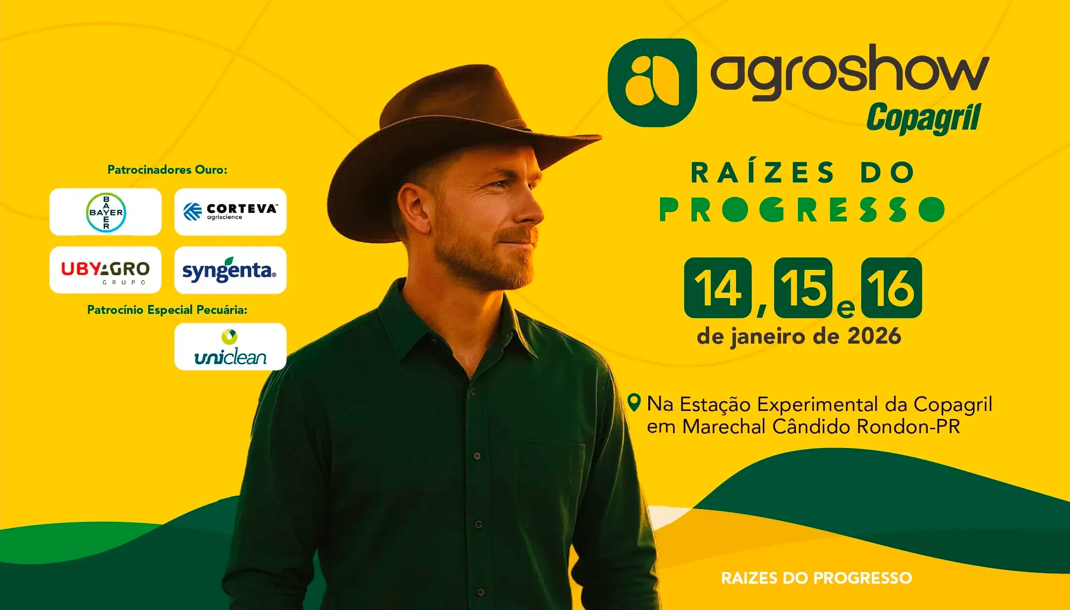 Agroshow - 14, 15 e 16 de janeiro de 2026