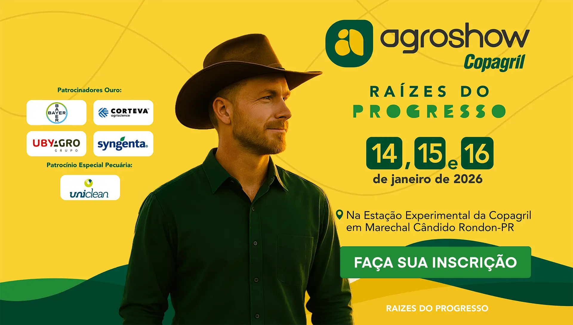 Agroshow - 14, 15 e 16 de janeiro de 2026