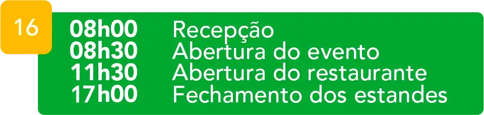 Cronograma dia 16