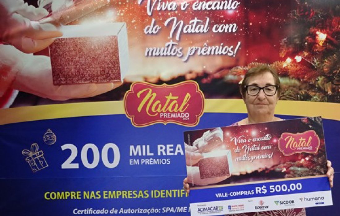 Copagril tem mais de 40 clientes contemplados na Campanha Natal Premiado da Acimacar