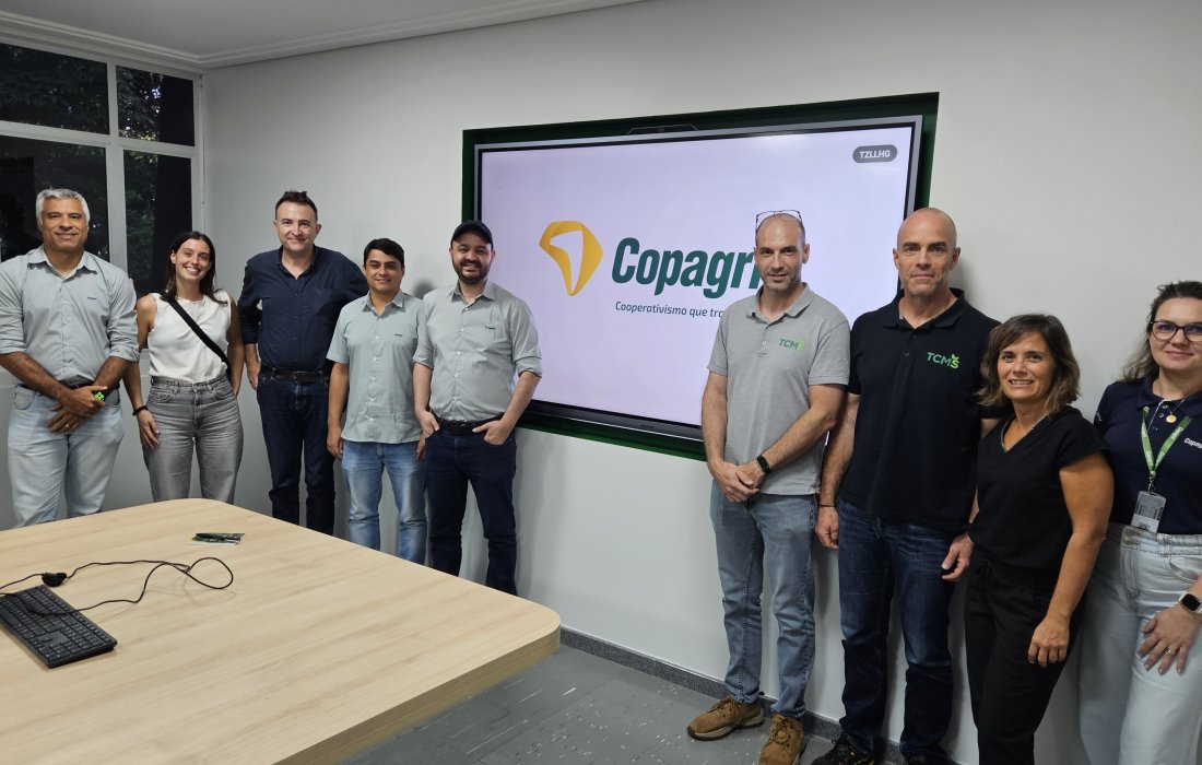 Comitiva da Espanha visita a Copagril para conhecer a formula&ccedil;&atilde;o das ra&ccedil;&otilde;es na suinocultura