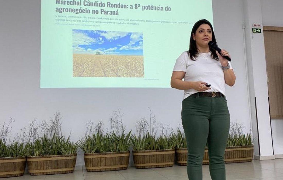 Camila Telles enfatiza import&acirc;ncia de mostrar as oportunidades do agro aos jovens