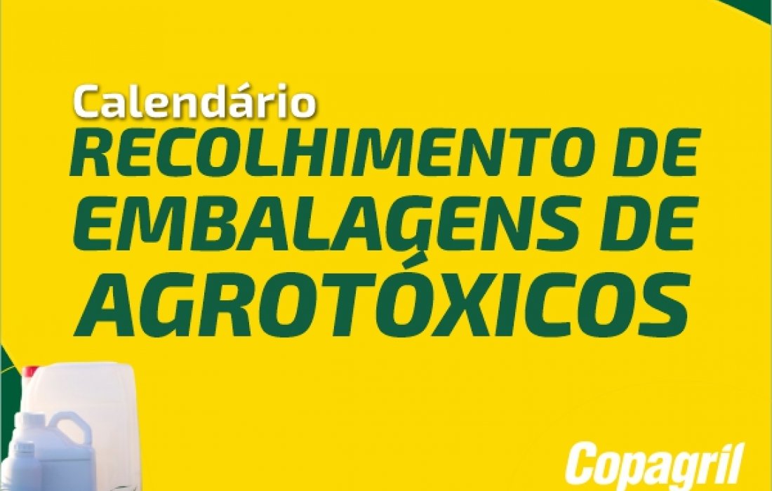 Recolhimento de embalagens de agrot&oacute;xicos nas Unidades