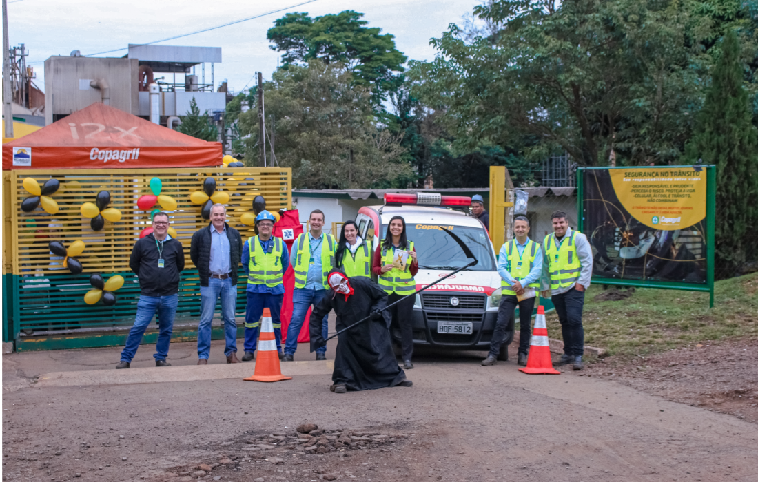 CIPA Copagril promove a&ccedil;&atilde;o de conscientiza&ccedil;&atilde;o do Maio Amarelo