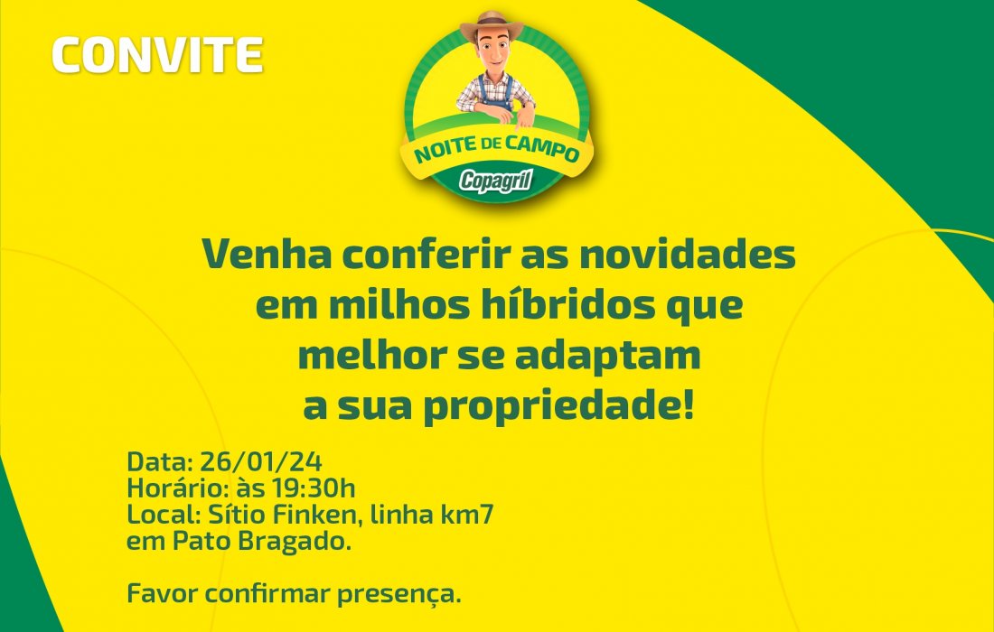 Copagril realiza Noite de Campo em Pato Bragado