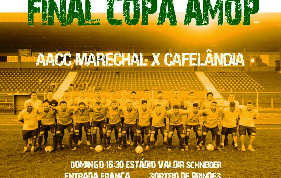 AACC disputa grande final da Copa Amop de Futebol nesse domingo