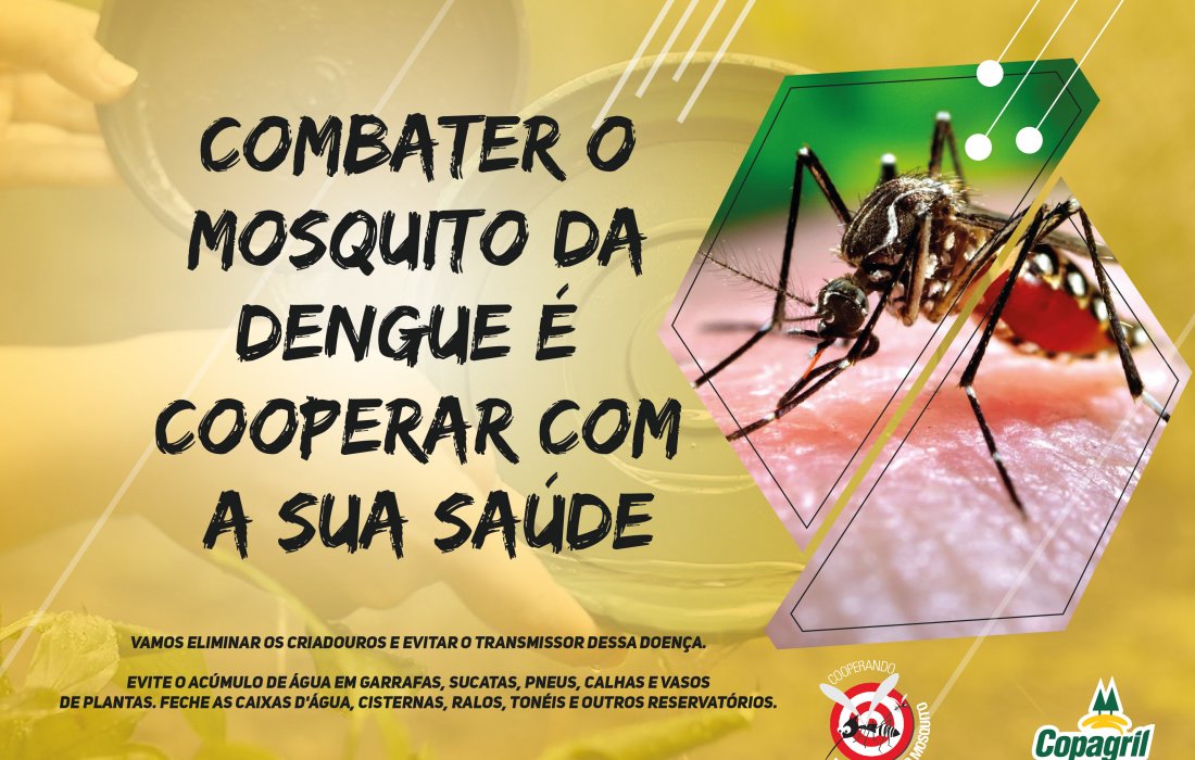 Copagril refor&ccedil;a trabalho de conscientiza&ccedil;&atilde;o e preven&ccedil;&atilde;o &agrave; dengue