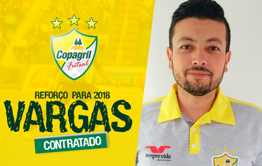 Lucas Vargas &eacute; o novo fisioterapeuta da Copagril Futsal