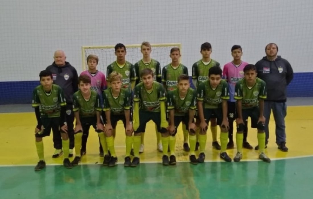 Categorias de base da Copagril Futsal fecham 1&ordf; fase da Copa Kids com duas vit&oacute;rias e um empate