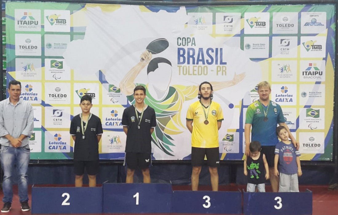 Atletas rondonenses conquistam p&oacute;dio na Copa Brasil de T&ecirc;nis de Mesa