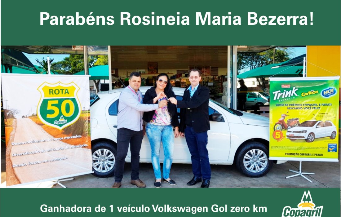 Copagril e Parati encerram promo&ccedil;&atilde;o com um carro cinco motos e sorteados