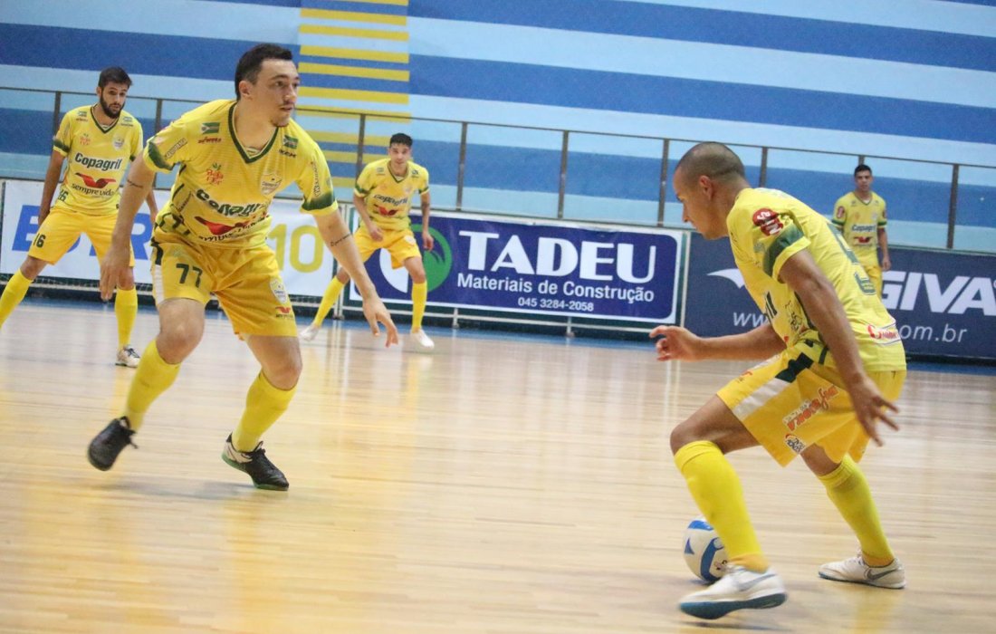 Valendo vaga nas quartas de final da Liga Nacional, Copagril Futsal enfrenta o Blumenau nesse s&aacute;bado