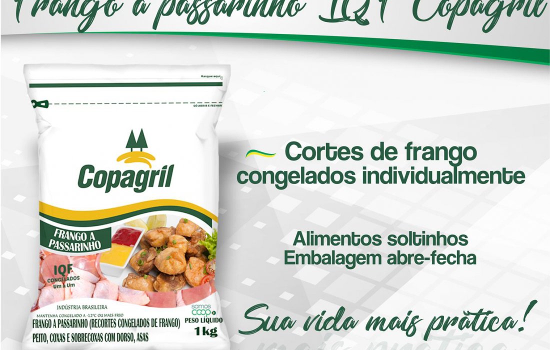 Copagril lan&ccedil;a Frango a passarinho IQF