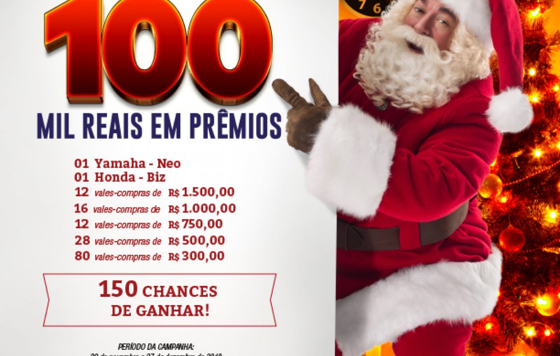 Copagril tem 16 clientes premiados na campanha de Natal da Acimacar