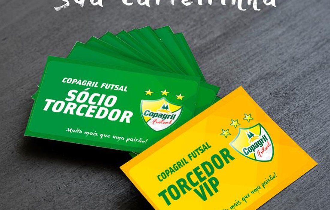 AACC Copagril Futsal anuncia novidades na comercializa&ccedil;&atilde;o de carteirinhas Vip e S&oacute;cio Torcedor