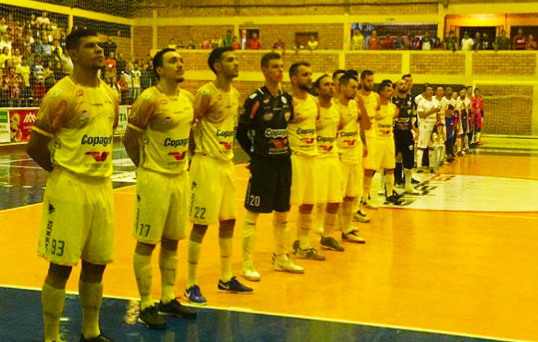 AACC Copagril Futsal faz boa atua&ccedil;&atilde;o mas fica no empate diante do Amp&eacute;re