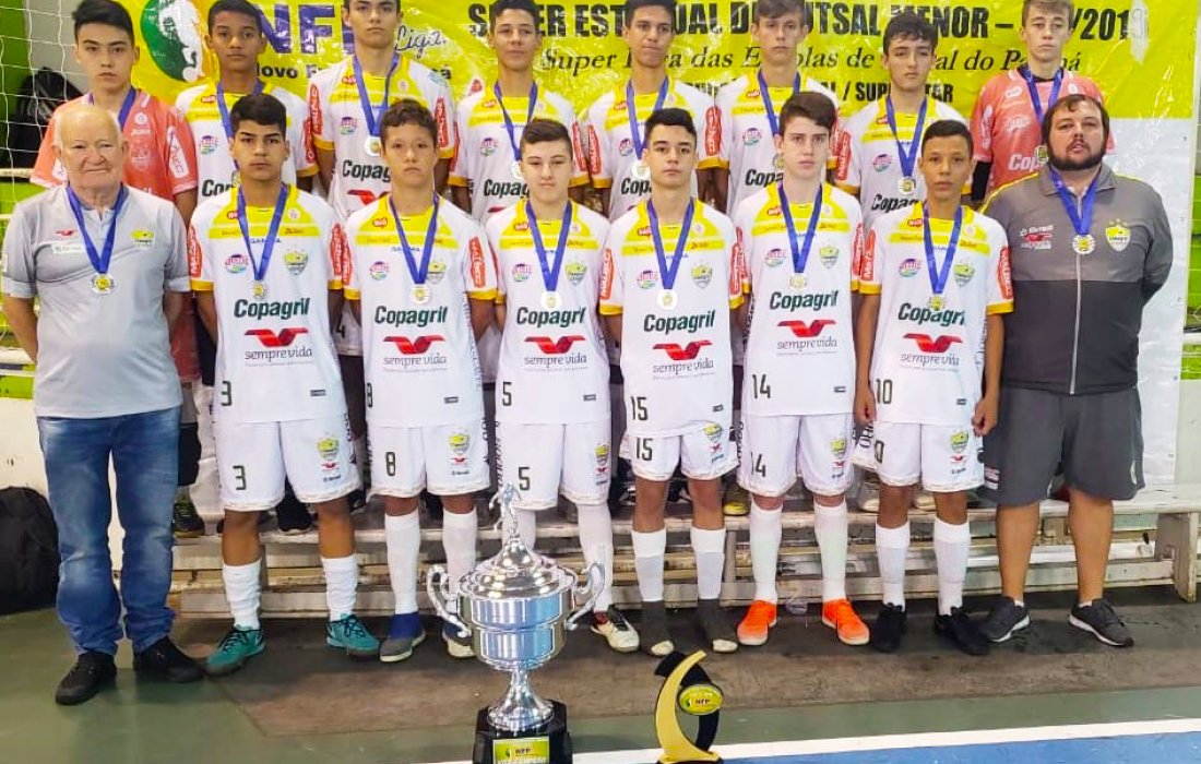 Sub-15 da AACC/Copagril Futsal &eacute; vice-campe&atilde;o do Super Estadual NFP 