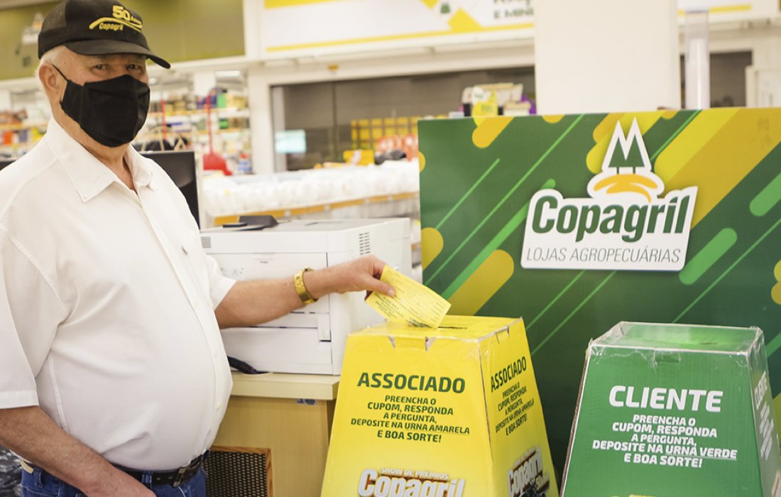 Primeiro sorteio da Campanha Show de Pr&ecirc;mios Copagril 50 anos ser&aacute; em agosto