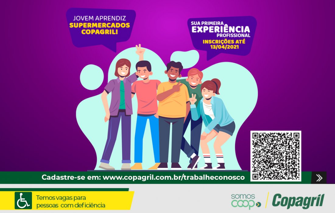 Copagril inicia sele&ccedil;&atilde;o para Jovem Aprendiz