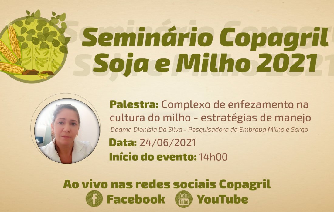 Semin&aacute;rio Soja e Milho da Copagril ser&aacute; dia 24 em formato online