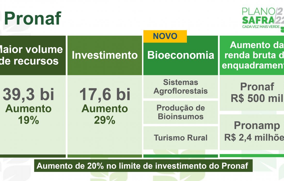 Contrata&ccedil;&otilde;es do Plano Safra 21/22 come&ccedil;am a partir de julho