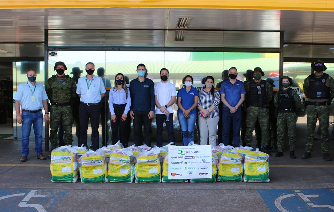 Evento virtual arrecada mais de 3,5 toneladas de alimentos com o apoio da Copagril