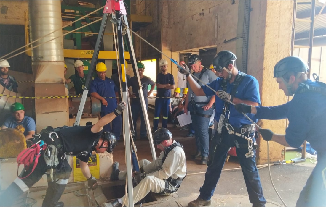 Copagril tem o primeiro Grupamento de Resgate em Altura e Espa&ccedil;o Confinado da microrregi&atilde;o
