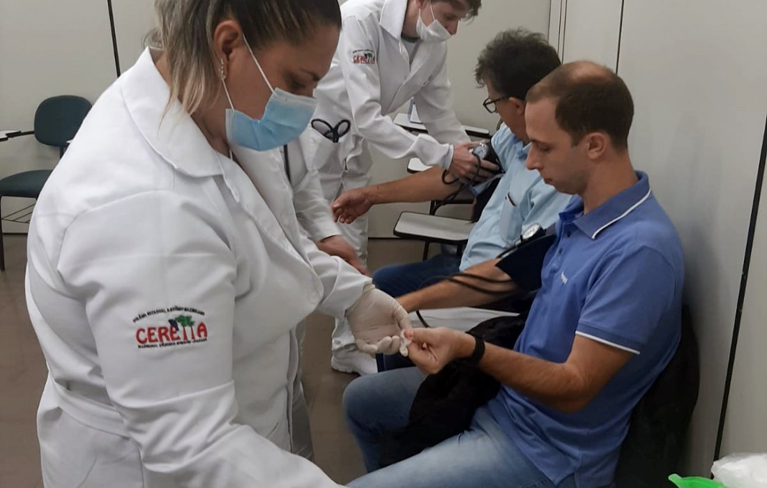 Teste r&aacute;pido para funcion&aacute;rios da Copagril.
