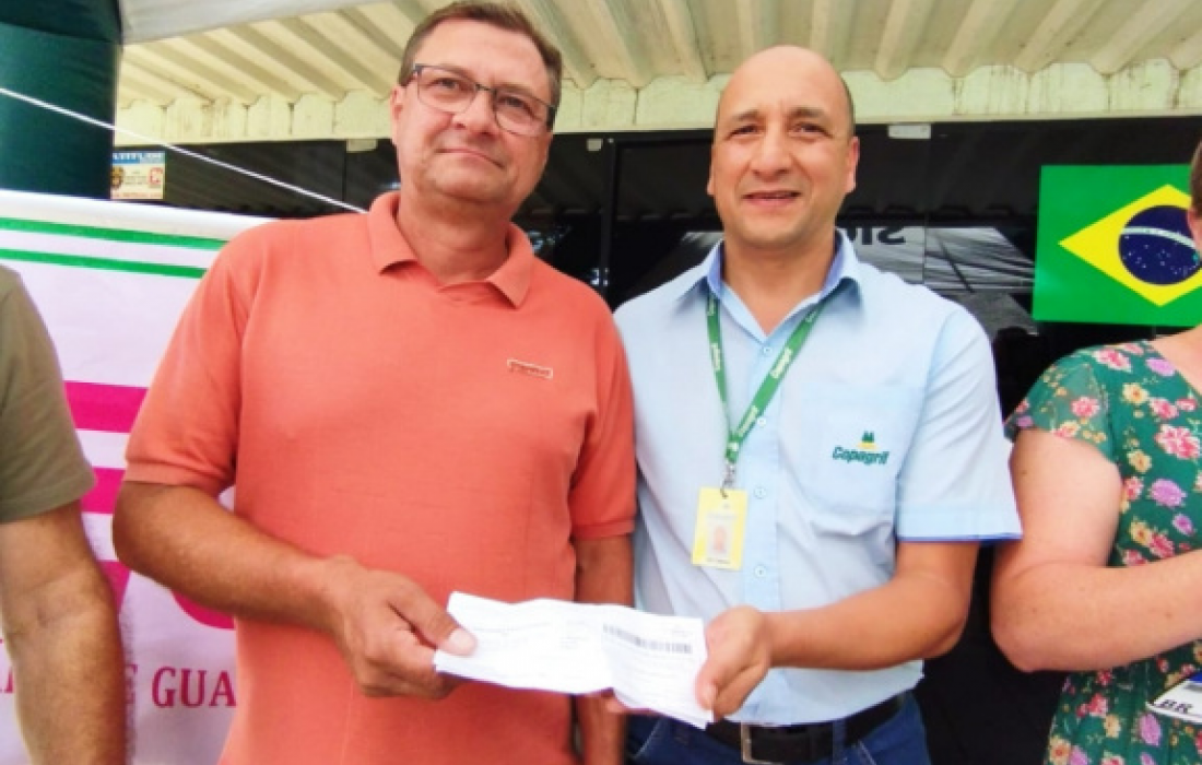 Cliente da Copagril ganha um barco no sorteio final da ACIAG. 