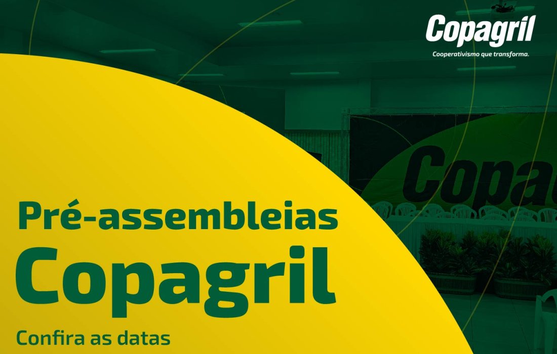 Copagril convoca associados para pr&eacute;-assembleias e Assembleia Geral Ordin&aacute;ria 2025