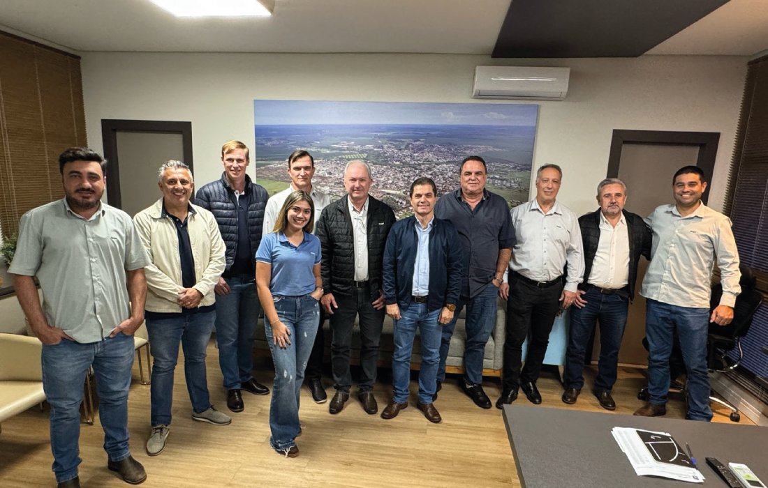 Diretoria da Copagril visita gabinete do prefeito de Maracaju