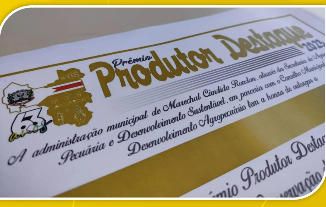 Entrega do Pr&ecirc;mio Produtor Destaque 2023 acontecer&aacute; durante a Expo Rondon