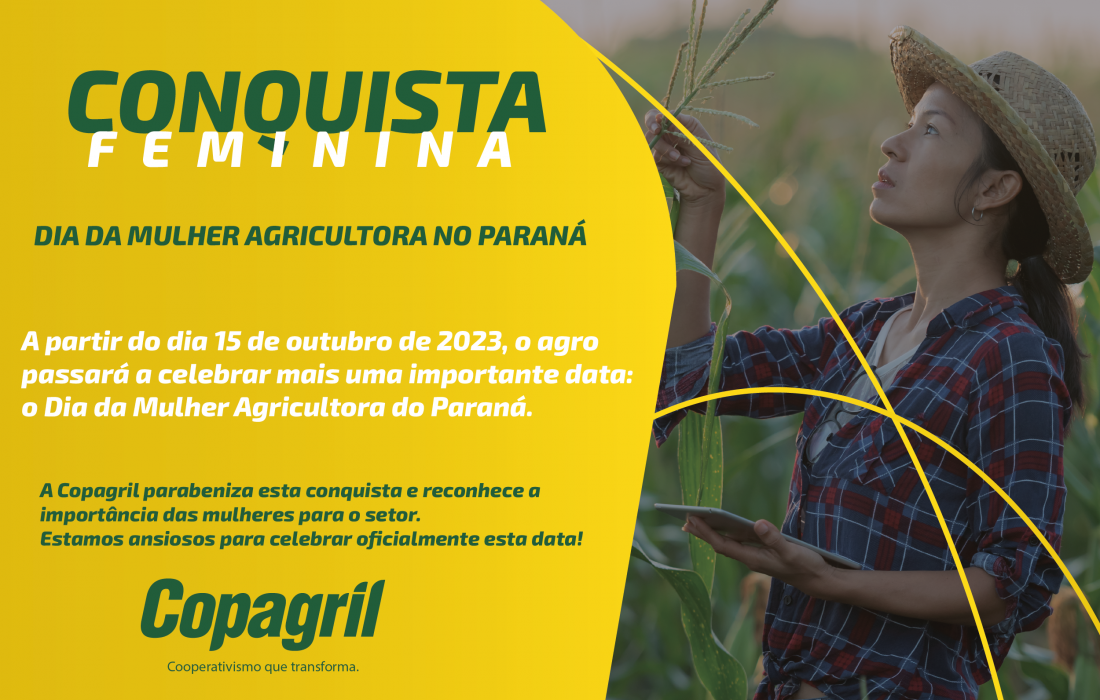 Projeto de lei institui o Dia da Mulher Agricultora no Paran&aacute;