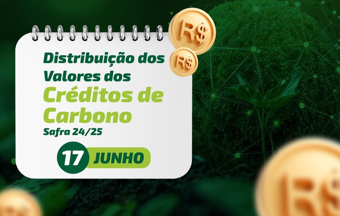 Copagril promover&aacute; evento de distribui&ccedil;&atilde;o de cerca de R$ 7 milh&otilde;es do Programa Cr&eacute;dito de Carbono
