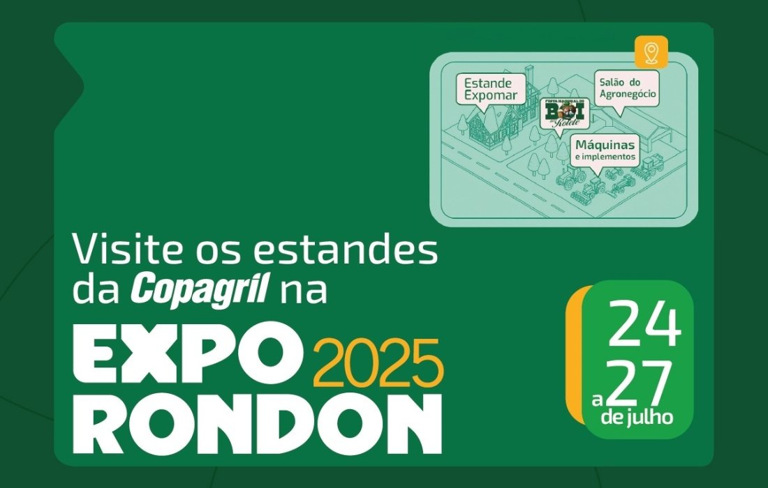 Copagril destaca sua hist&oacute;ria de 55 anos durante a Expo Rondon