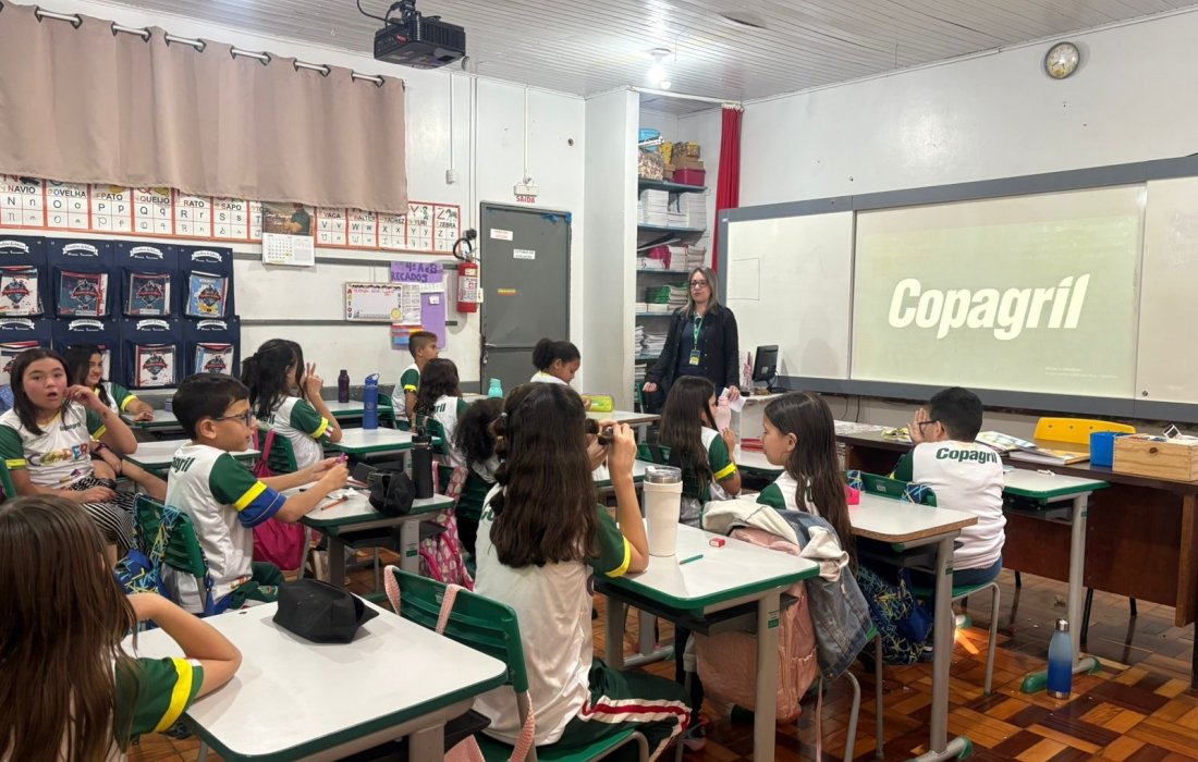 Copagril leva Programa Cooperjovem para alunos da Escola Municipal Osvino Weirich