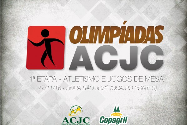 Etapa final das Olimp&iacute;adas da ACJC acontecer&aacute; no domingo