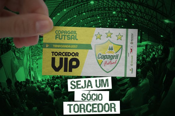 Carteirinhas de torcedor VIP Copagril Futsal j&aacute; podem ser adquiridas