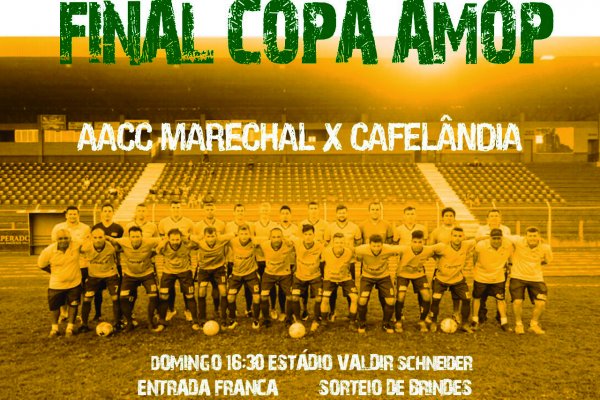 AACC disputa grande final da Copa Amop de Futebol nesse domingo