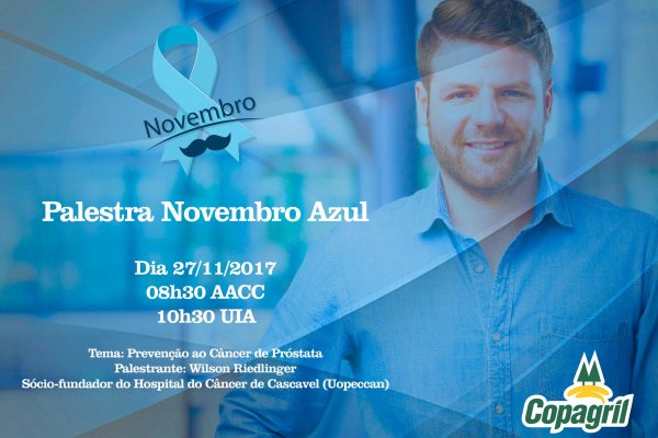 Copagril promover&aacute; palestra alusiva &agrave; campanha Novembro Azul