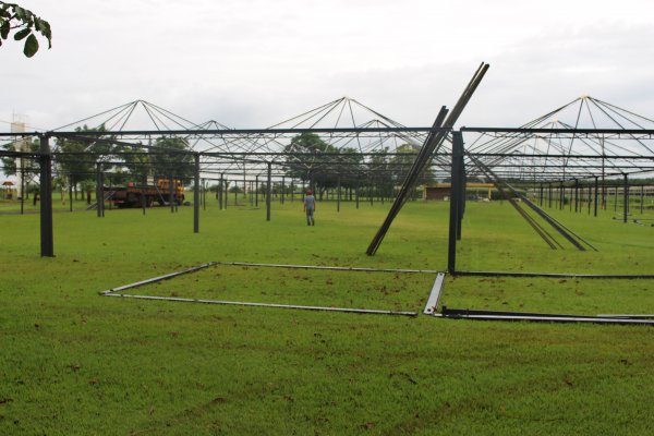 Come&ccedil;am a ser montadas as estruturas para o Dia de Campo Copagril 2018