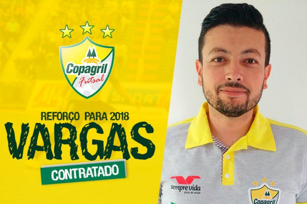 Lucas Vargas &eacute; o novo fisioterapeuta da Copagril Futsal