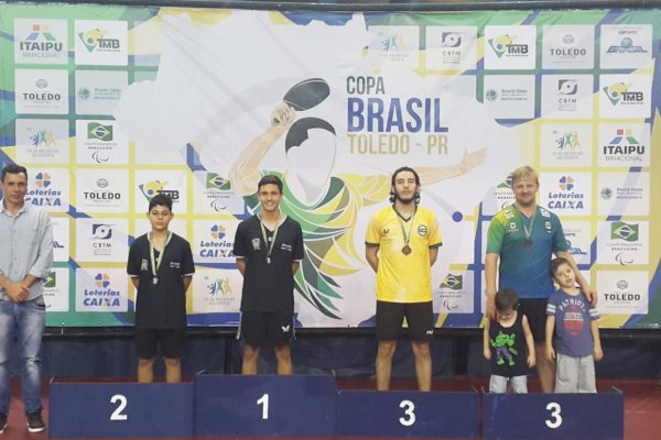 Atletas rondonenses conquistam p&oacute;dio na Copa Brasil de T&ecirc;nis de Mesa