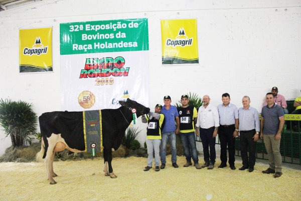 Associa&ccedil;&atilde;o Paranaense de Criadores classifica os melhores bovinos holandeses da Expo Rondon