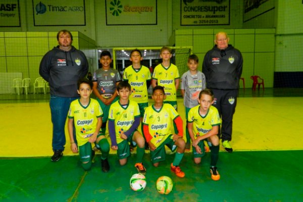 Sub-11 e Sub-13 da Copagril Futsal ficam entre os quatro primeiros da Copa Kids
