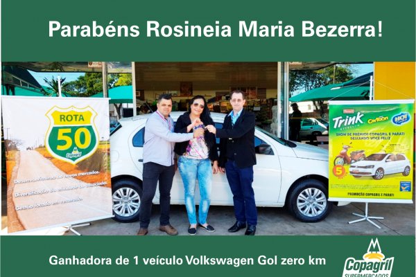 Copagril e Parati encerram promo&ccedil;&atilde;o com um carro cinco motos e sorteados