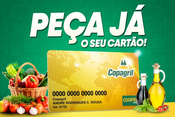 Copagril lan&ccedil;a cart&atilde;o de cr&eacute;dito pr&oacute;prio