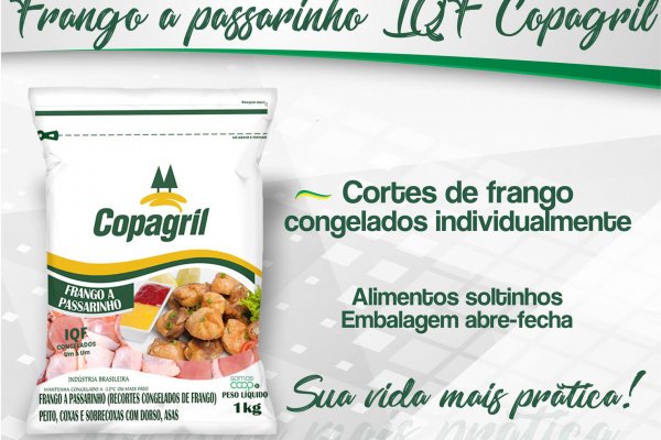 Copagril lan&ccedil;a Frango a passarinho IQF
