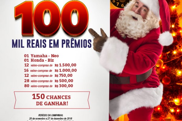 Copagril tem 16 clientes premiados na campanha de Natal da Acimacar
