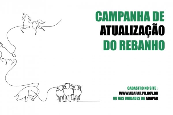 Produtores de bovinos e su&iacute;nos devem atualizar o cadastro de animais na Adapar
